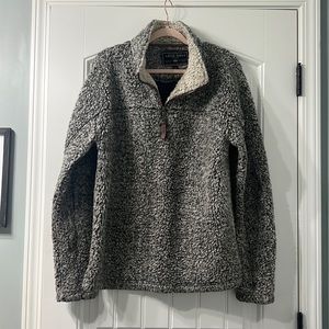 True grit pullover- Gray Small